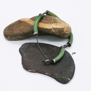 Vintage Jade - Glieder-Armband Jade 70er