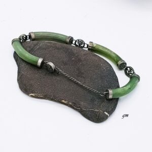 Vintage Jade - Glieder-Armband Jade 70er