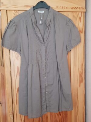 graue Damenbluse Street One