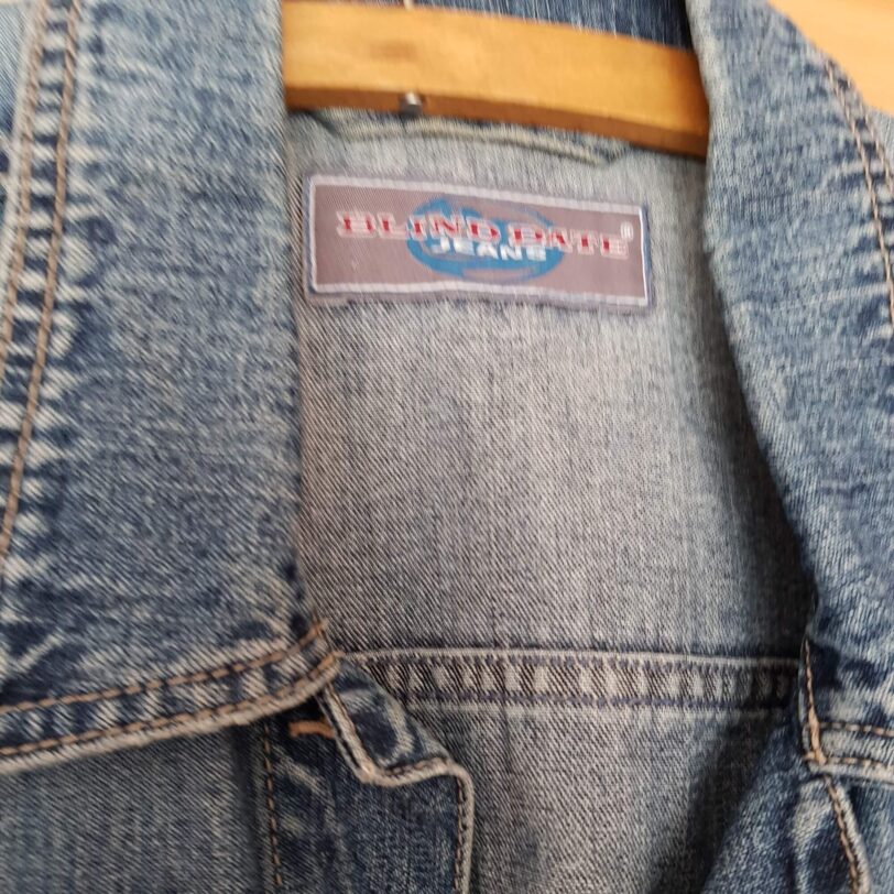 Jeansjacke Damen geknöpft, XL
