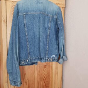 Jeansjacke Damen geknöpft, XL
