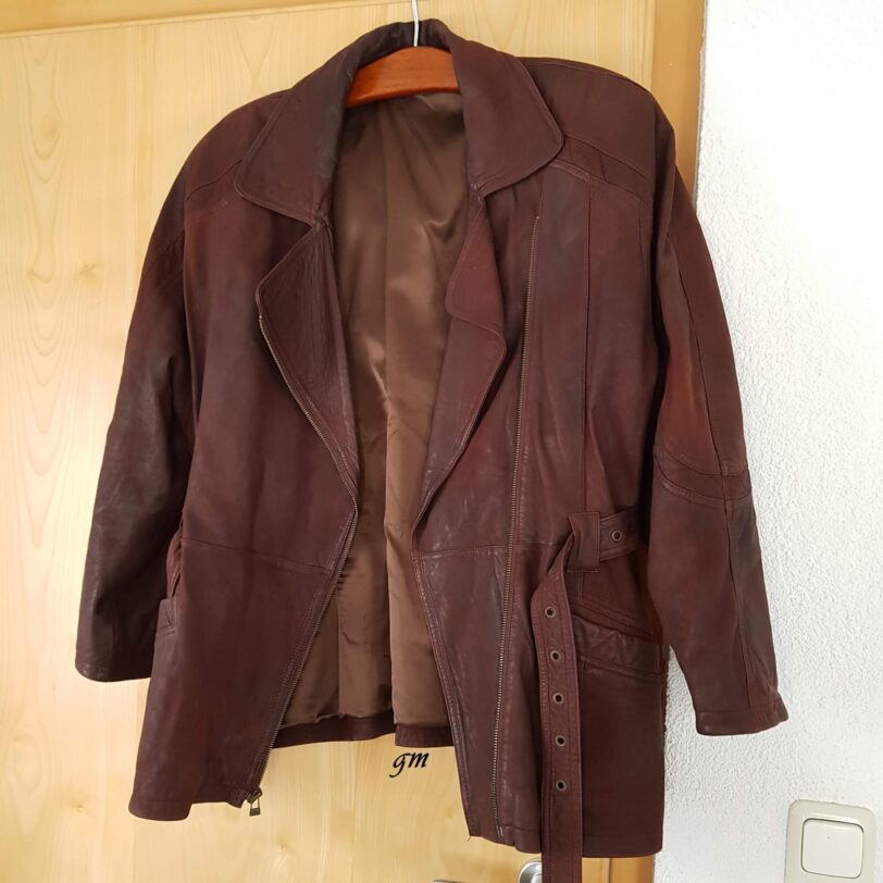 Lammnappa Damen Lederjacke 1980er