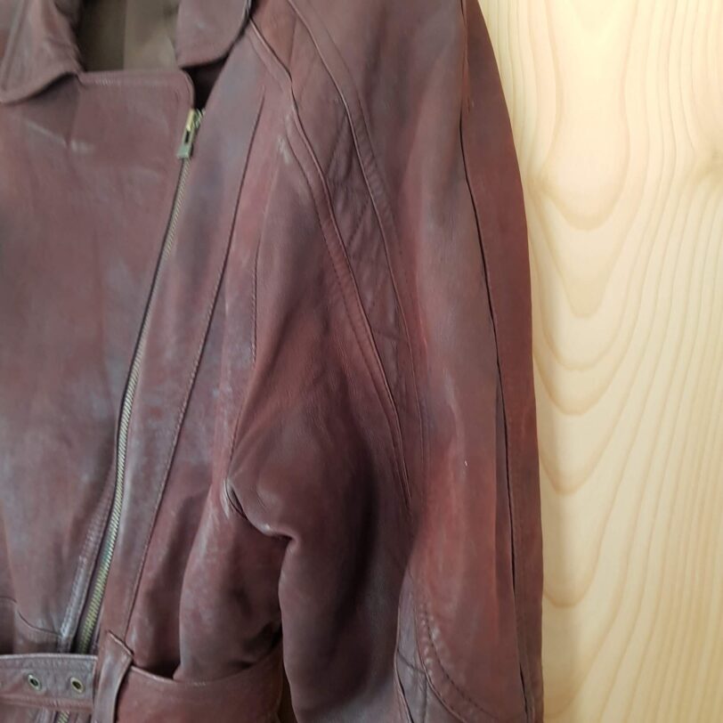 Lammnappa Damen Lederjacke 1980er