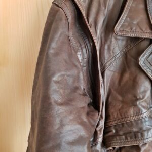 vintage, Herren Lederjacke Größe 52