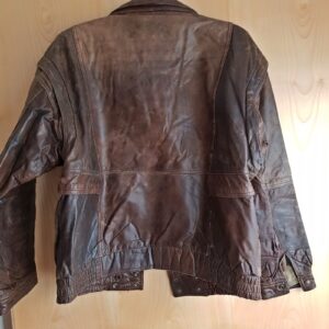 vintage, Herren Lederjacke Größe 52