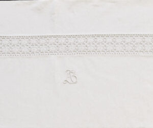 Weißwäsche Kissenbezug Monogramm