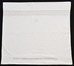 Weißwäsche Kissenbezug Monogramm