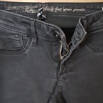 schwarze Jeans, Gang, Größe 30