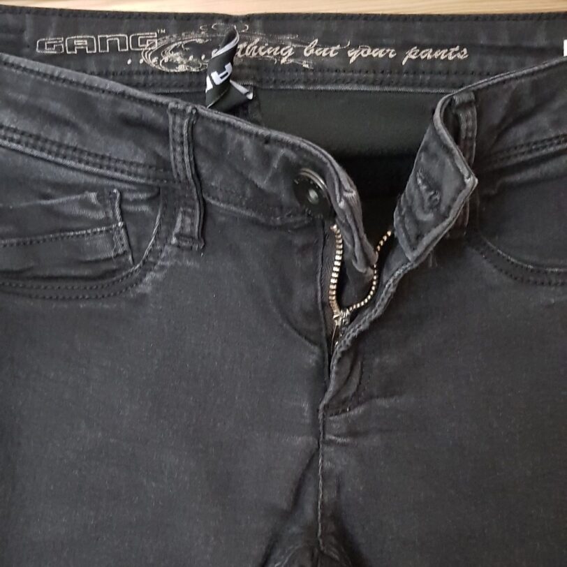 schwarze Jeans, Gang, Größe 30