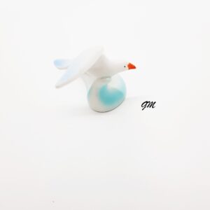 Hollóháza Ungarn, Porzellanfigur, Möwe