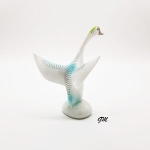 Hollóháza Porzellanfigur, Schwan
