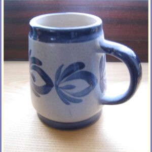 Weinkrug, Handarbeit, Bayerisch Blau