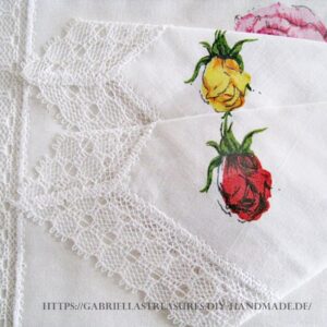 Damen StoffTaschentücher vintage
