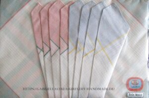 Damen Taschentücher vintage, 3er Set
