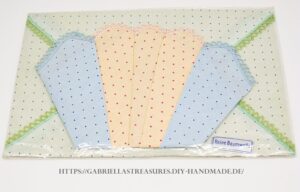 KinderTaschentücher vintage, dreifarbig