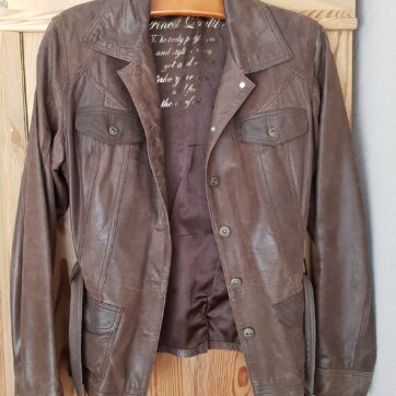 Lederjacke, Street One, Gr. 44, vintage