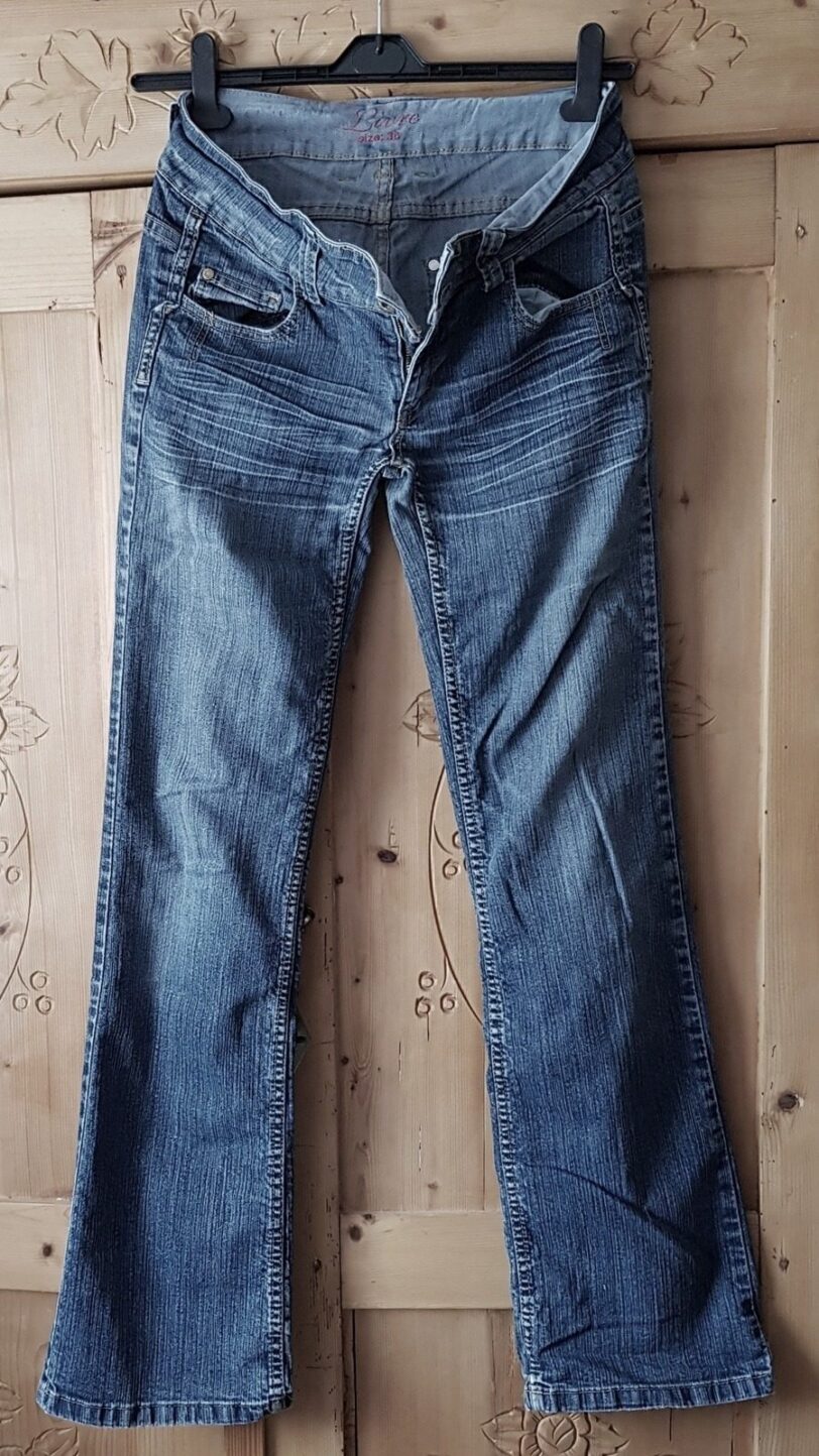 Jeanshose, LIVRE Gr.38 blau Schlaghose