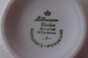 weißes Kaffeeservice, Seltmann 70er