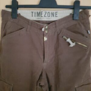 Hose Timezone, braun, vintage