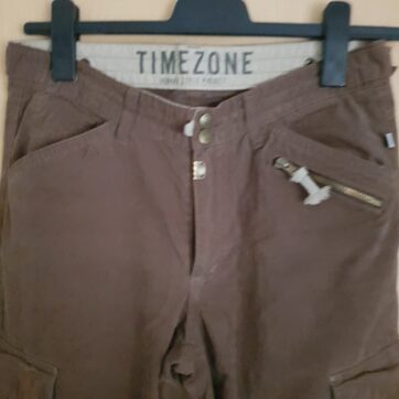 Hose Timezone, braun, vintage