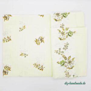 Vintage-Bettwaesche Set, hellgrün