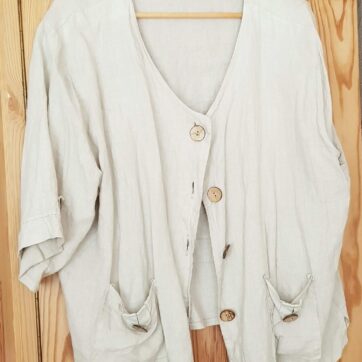 Blazer, Leinenjacke "made in italy"