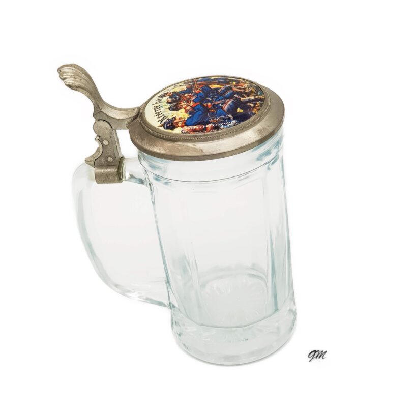 Bierseidel, Glaskrug mit Henkel