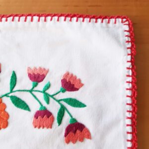 Sofakissen, Handarbeit kalocsa Stickerei