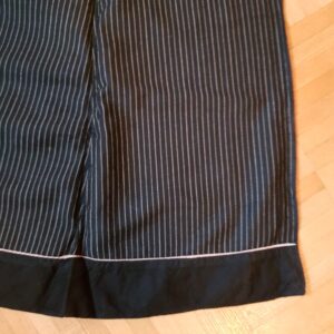schwarze Halbschürze handgefertigt, 60er