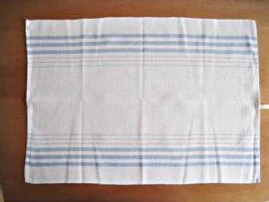 vintage Halbleinen Geschirrtuch, ca 65 x 47 cm – Bild 5