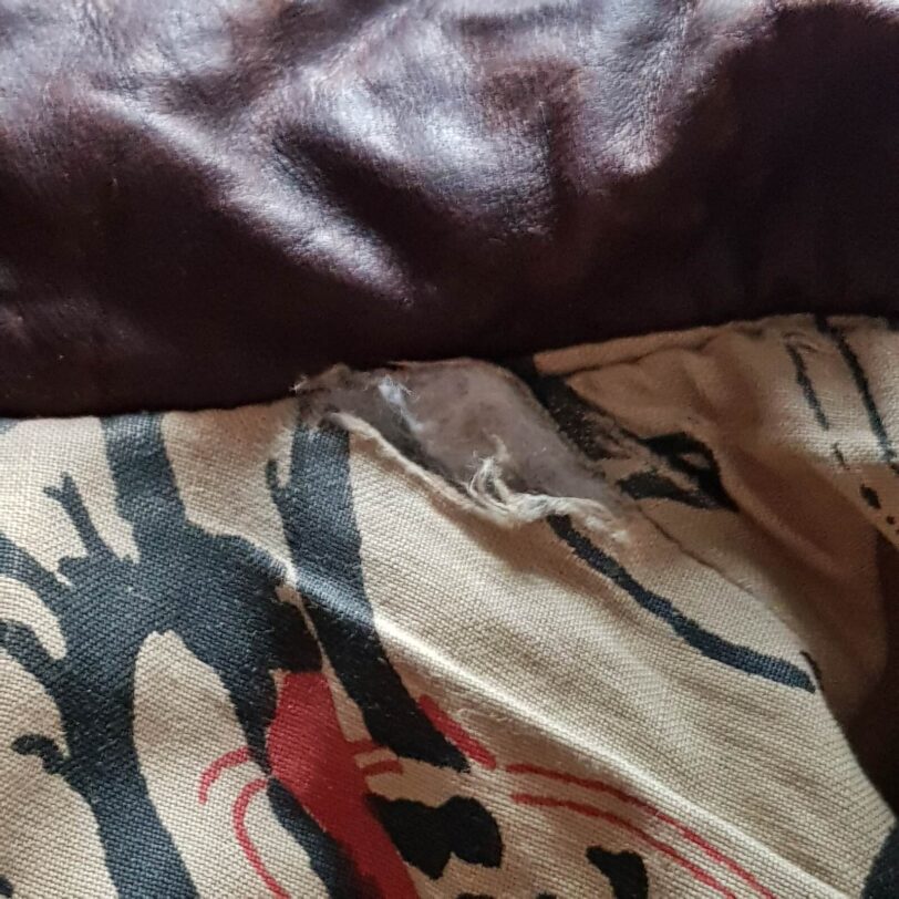 vintage, Herren Lederjacke Größe 52