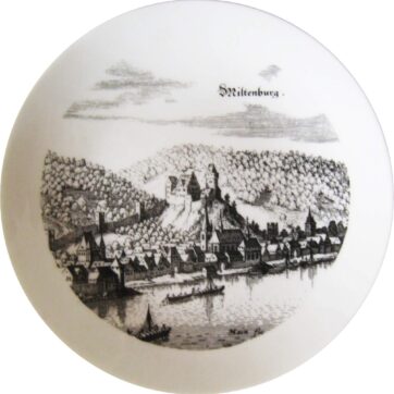 Wandteller Motiv Miltenburg, Bareuther