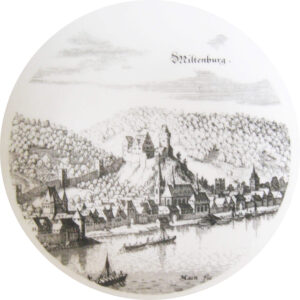Wandteller Motiv Miltenburg, Bareuther