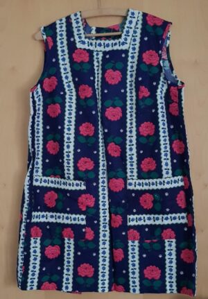 Vintage, handgemachte Kittelschürze aus den 70er