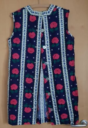 Vintage, handgemachte Kittelschürze aus den 70er