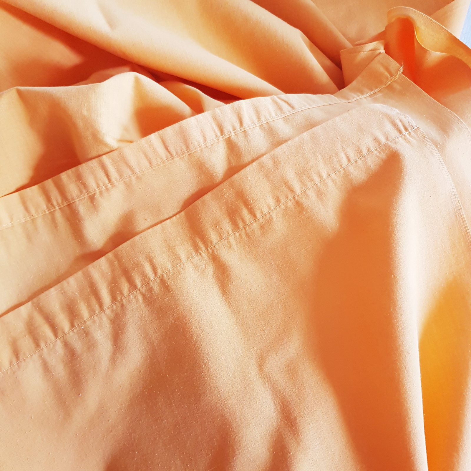 Bettlaken orange vintage 152x246 cm