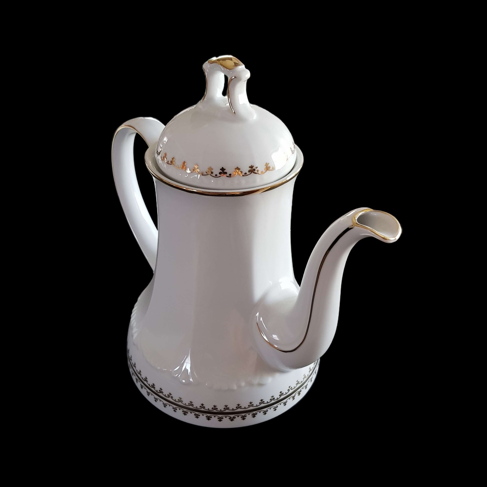 Mitterteich Kaffeekanne Goldrand